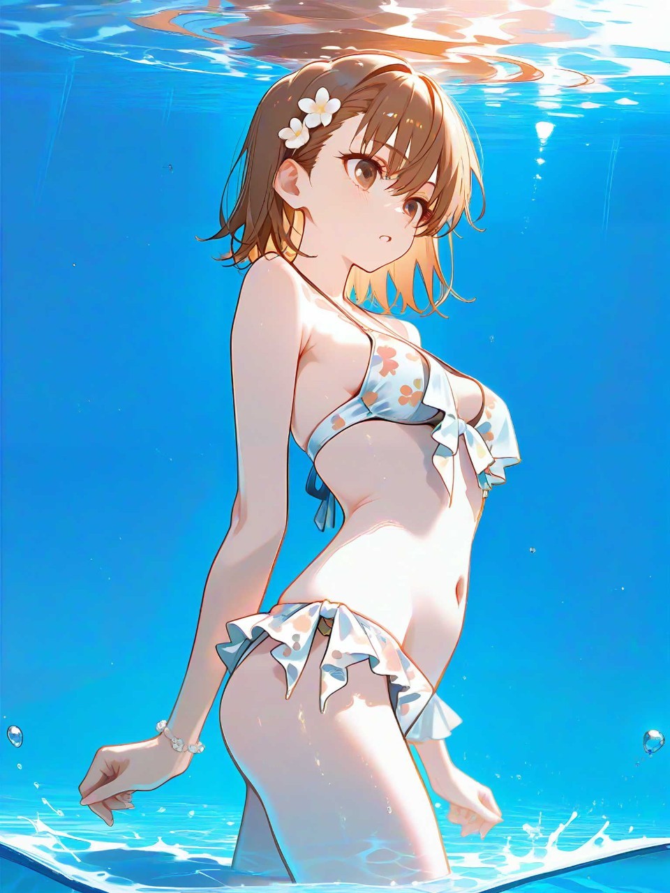 御坂美琴ちゃんの初夏のサマーバケーションよ♡♪ — 香風さんのAIイラスト