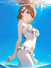 御坂美琴ちゃんの初夏のサマーバケーションよ♡♪ — 香風さんのAIイラスト