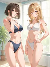 私達、どちらが好き? — SUPP780565さんのAIイラスト