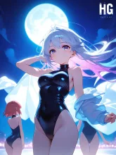 これでは — 満月イラストのAIイラスト|SUPPART