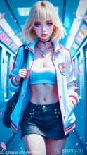 Late-night Cyber High School Girl