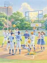 いってらっしゃい⚾️ — Fildays フィルデイズさんのAIイラスト