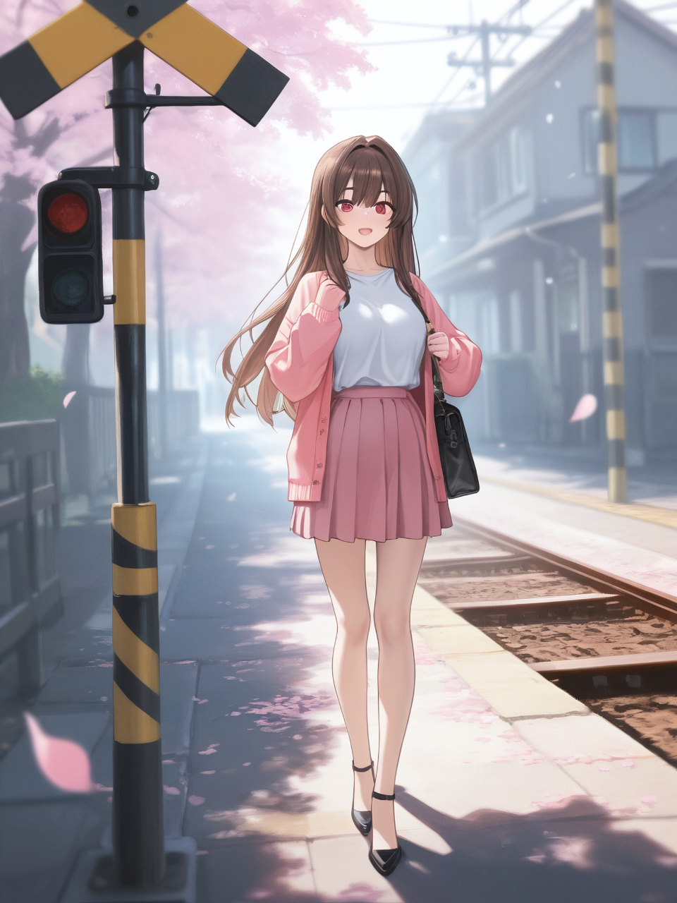 桜舞う頃 — ニシナさんのAIイラスト