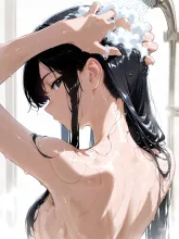 うなじ·ほつれ毛と首すじ の投稿作品