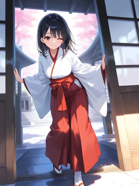 袴の裾