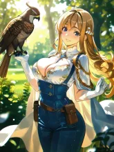 鷹匠·腕に据えた一羽 の投稿作品