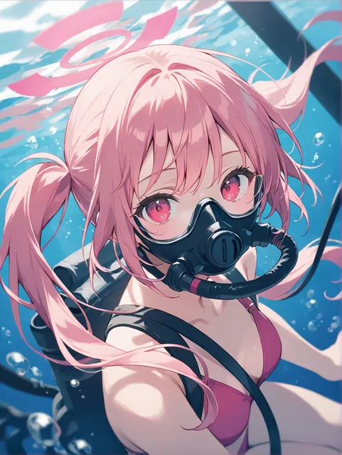 悪魔ちゃん潜る……ε( ε•.•)э。゜
