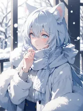 初雪 — みゆうさんのAIイラスト