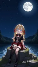 A girl in moonlit night 2