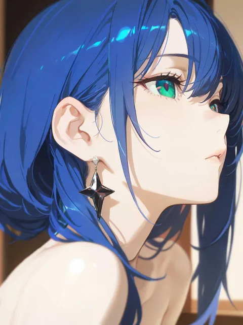 髪色を主役にした色っぽい成年女性 - 黒髪 vs 金髪