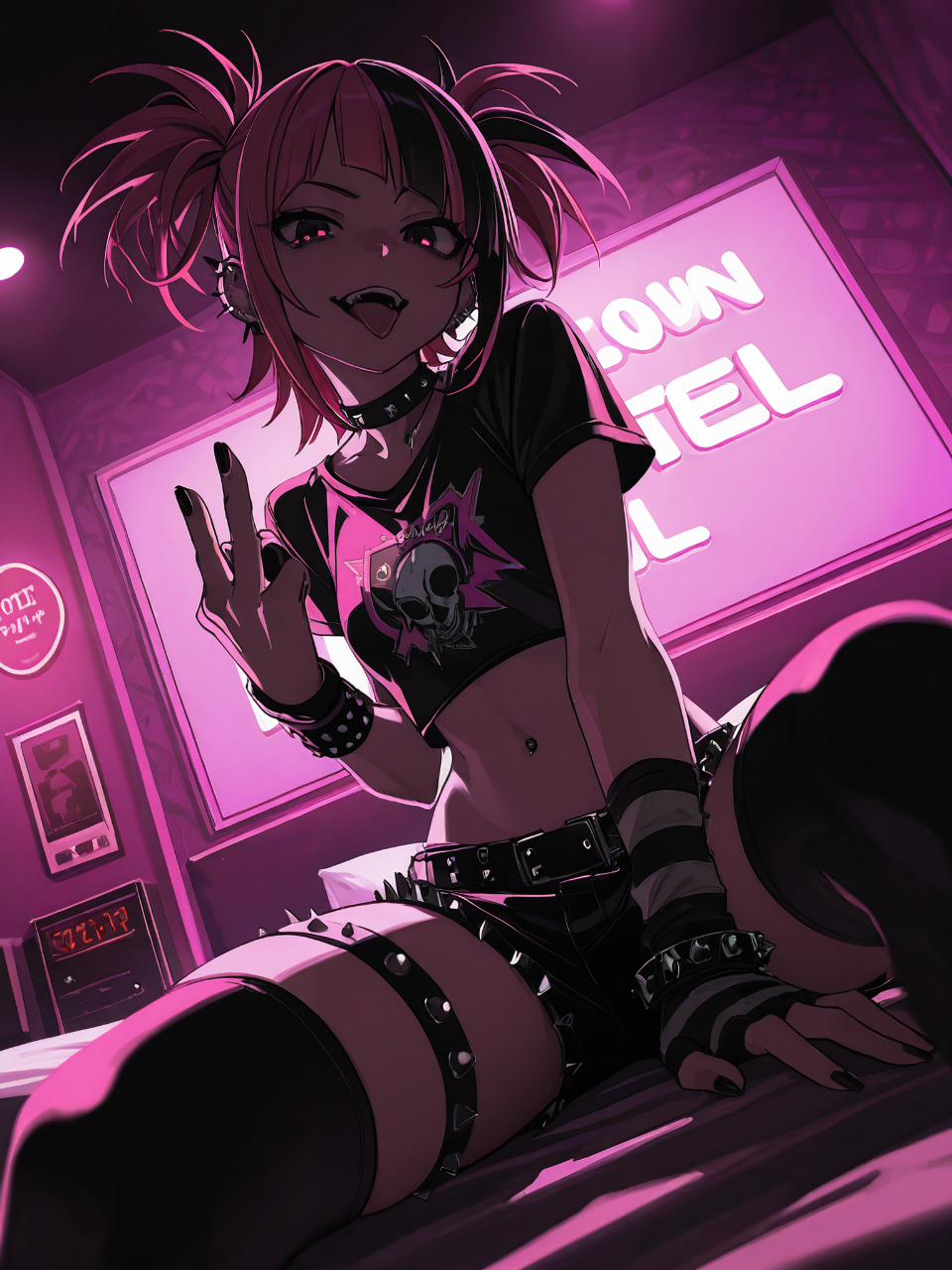 今夜は覚悟しとけよ🖕 — SUPP235261さんのAIイラスト