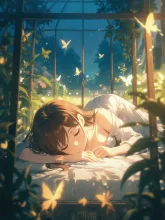 夜の温室で眠る·今宵チャレンジ の投稿作品