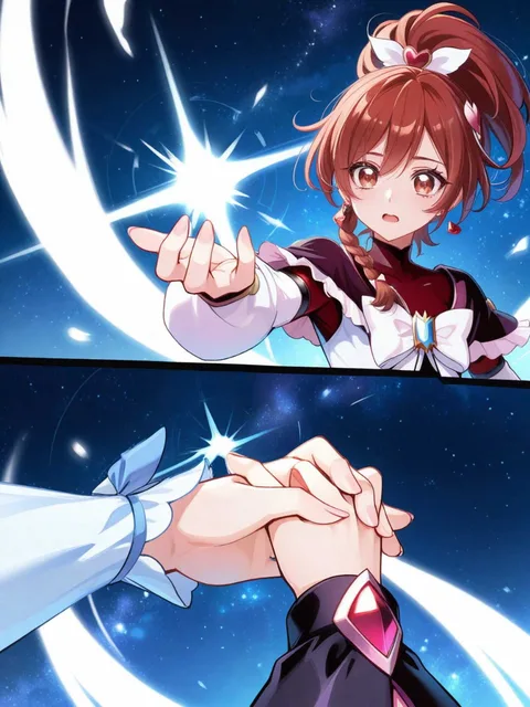 双子のコスプレ(プ◯キュア編)