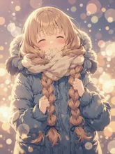 彼氏が着てたダウンジャケットに潜ってみたら♪(꒪ˊ꒳ˋ꒪)
