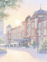 東京の駅前 — タクさんのAIイラスト