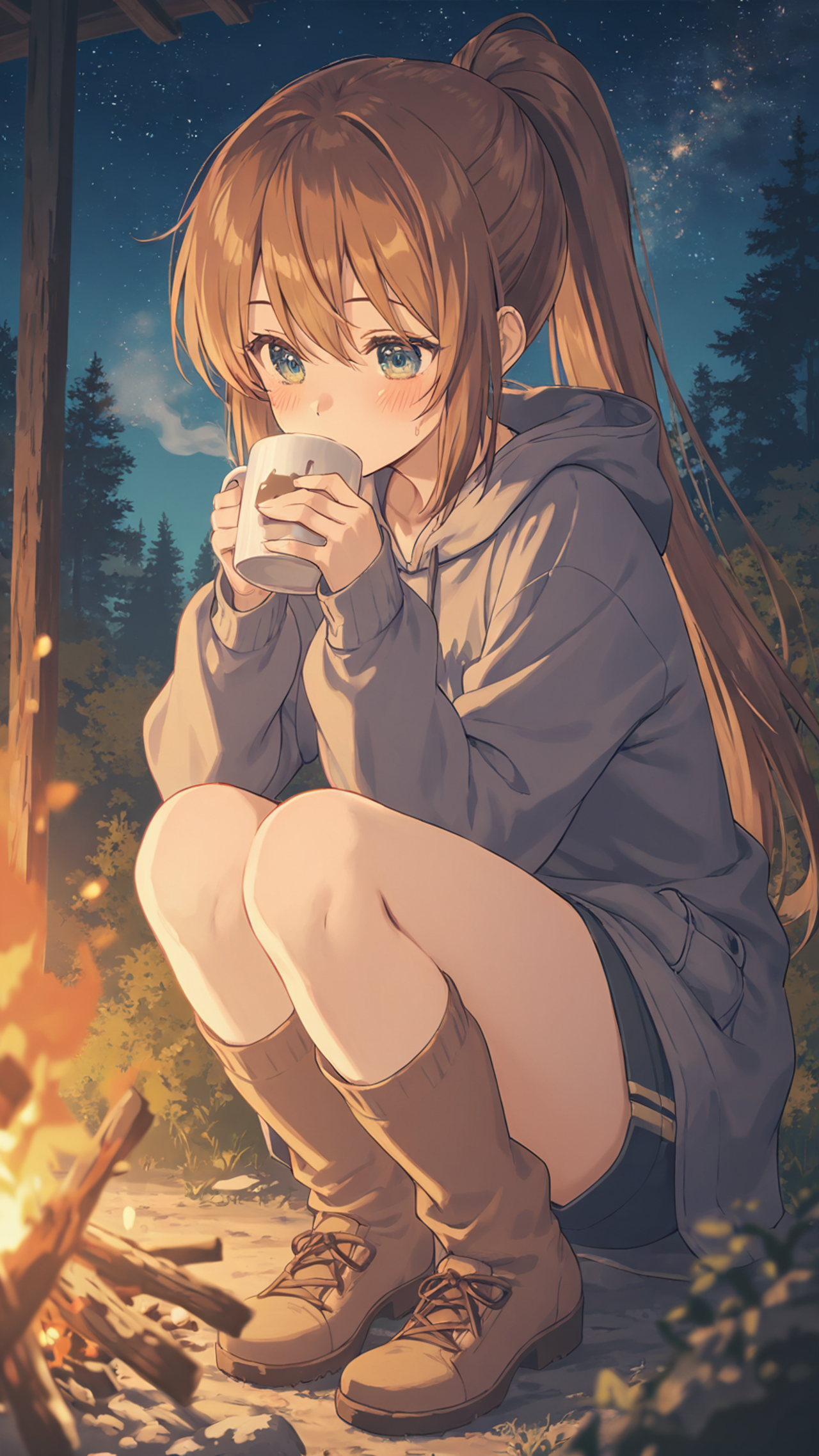 週末一人キャンプ。
