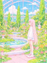 植物園に行ったよ — エンダーガールさんのAIイラスト