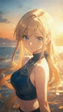 挑戦・ハイネックビキニ④