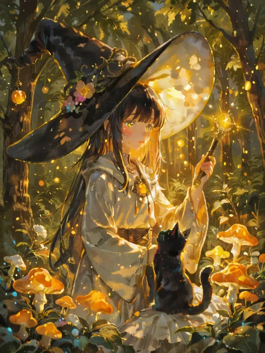 Artwork "黒猫と旅する魔法使い" made with SUPPART