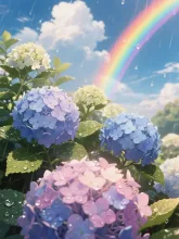 大きな虹🌈 — 虹イラストのAIイラスト｜SUPPART