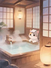 温泉旅館のお風呂♨️🎶