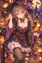 Happy Halloween!菜摘。 — 明日菜賛太郎さんのAIイラスト