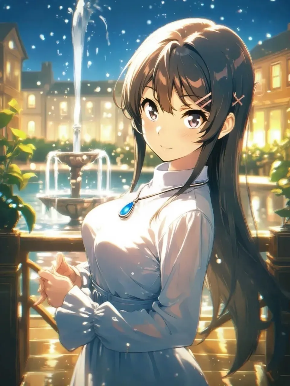 桜島麻衣 — UFOバーガーさんのAIイラスト