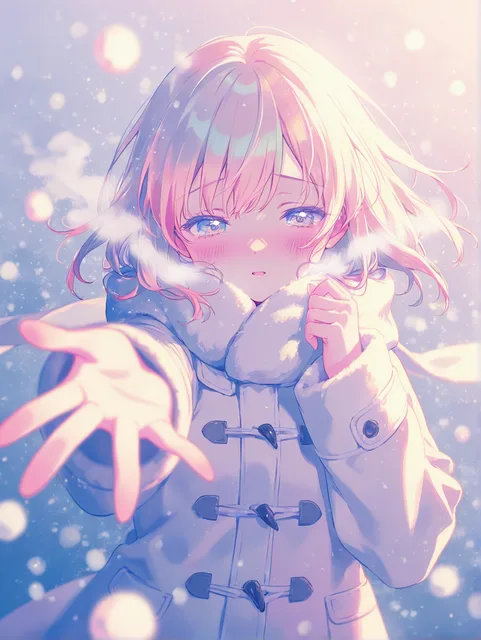 初雪の勇気。手を繋いでくれますか?