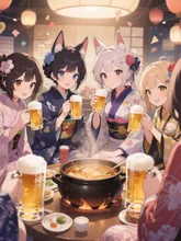 獣むすめの忘年会
