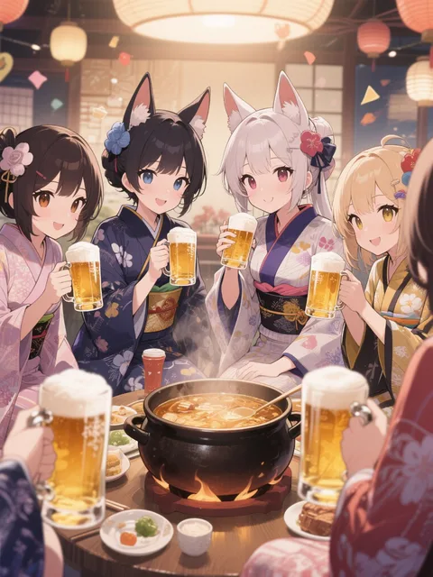 獣むすめの忘年会