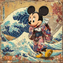 浮世絵xミッキー
