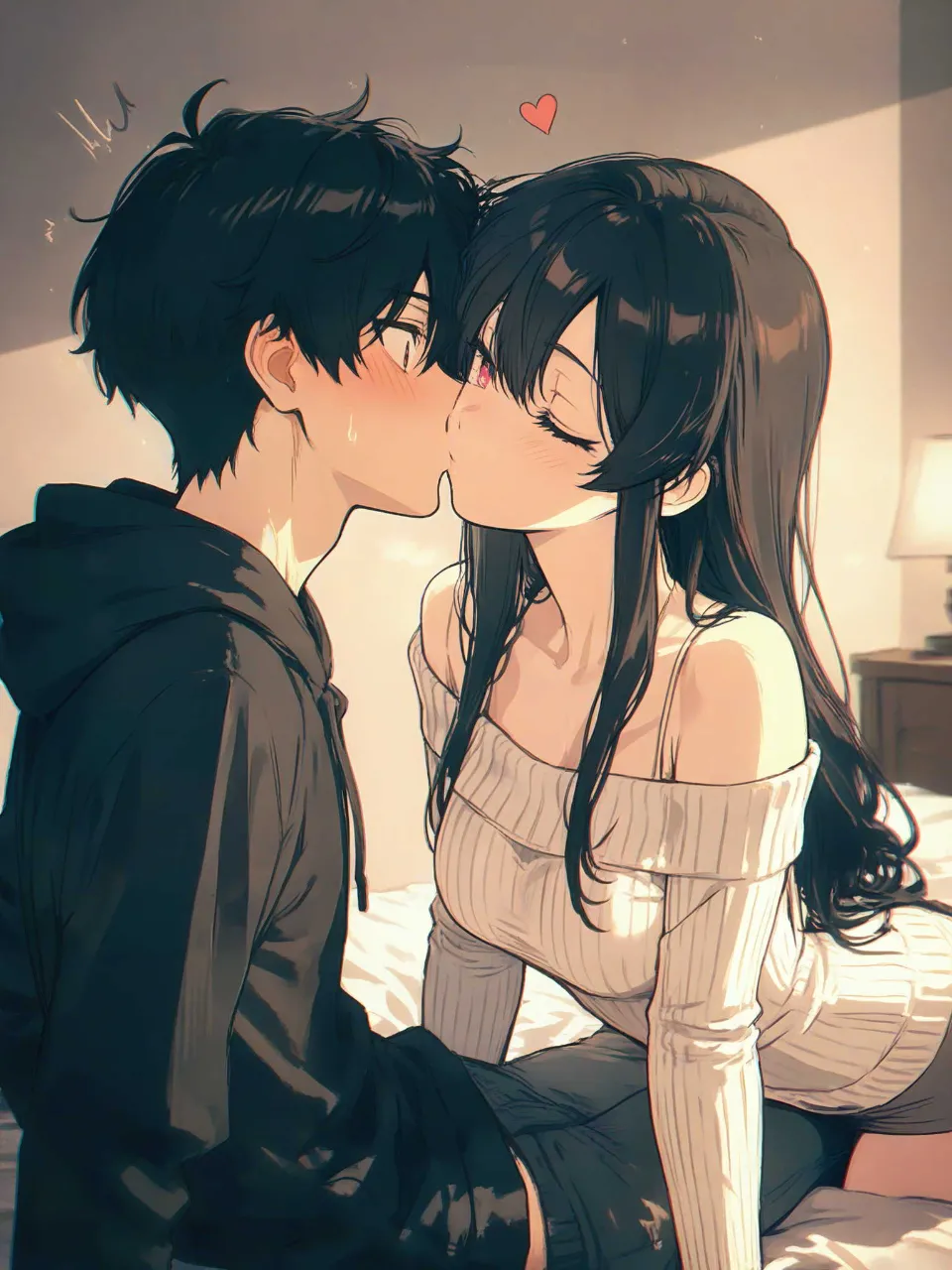 彼氏が冷たい…キスして、彼を照れさせよう!😆
