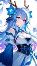 竜胆の擬人化
