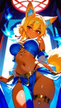 青い炎の舞
