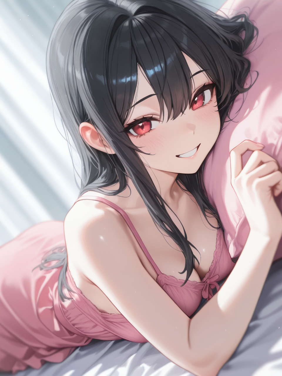 お嬢様の朝の寝起き姿の私♡❣️💫 — cocoaさんのAIイラスト