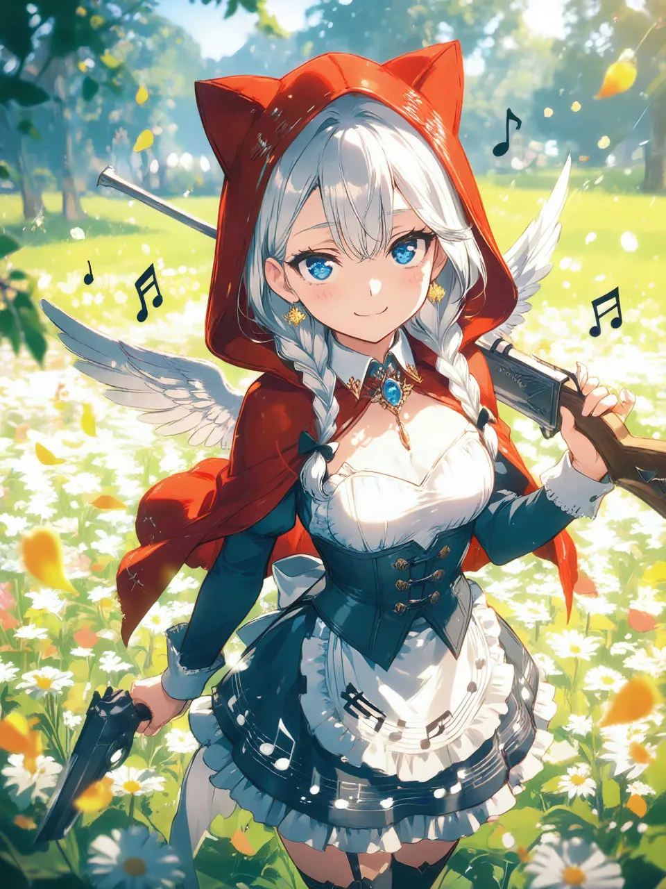過去に狼に襲われた少女