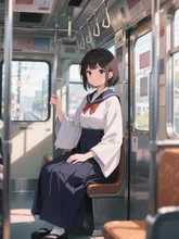 画像生成チャレンジ·電車通学🚃 の投稿作品