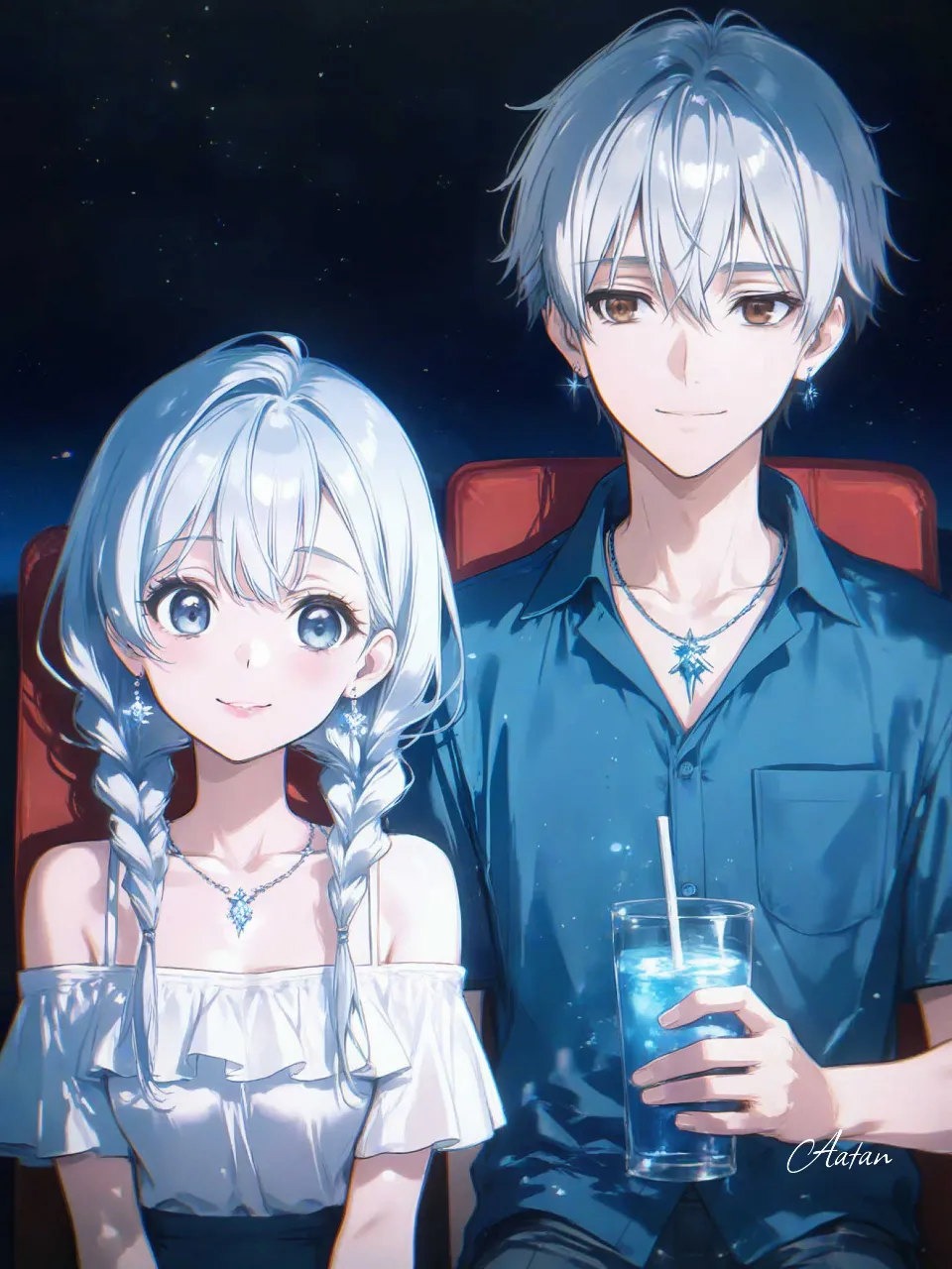 幻月の再光プロ, イラスト, アニメ風