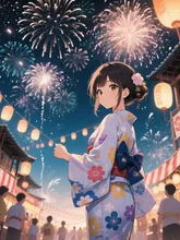 画像生成チャレンジ·夏祭り の投稿作品