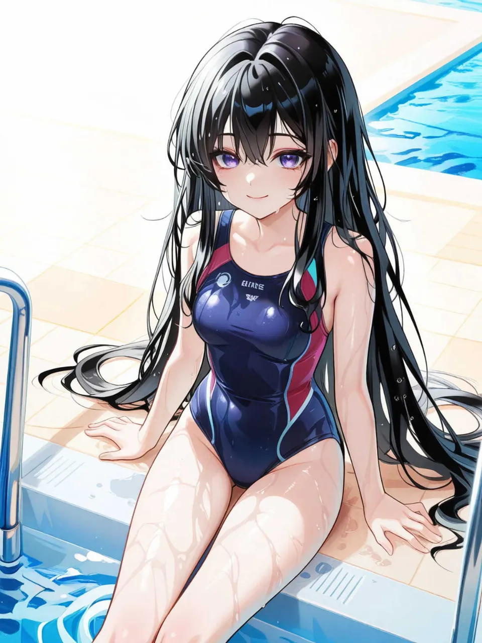 きらめく濡れ髪 — ヤスさんのAIイラスト