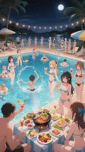ナイトプールパーティ🍸👙🎀👙🍸
