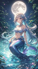 画像生成チャレンジ·夜空と人魚 の投稿作品