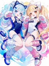 スク水猫ちゃんズ