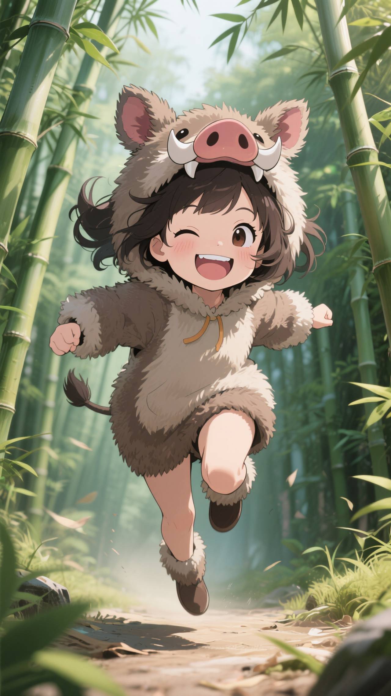 猪（のコスプレ？）