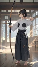 青い的