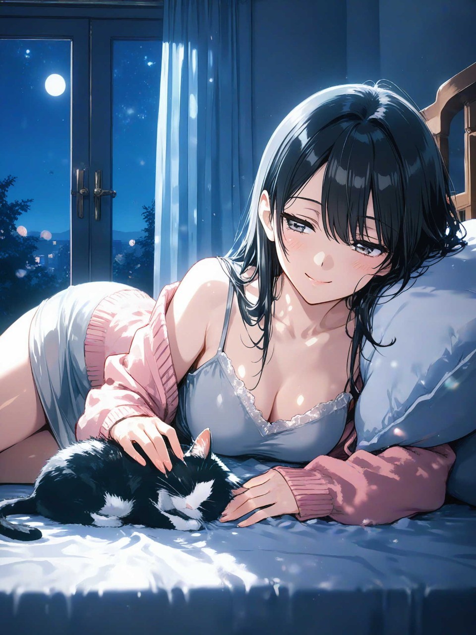 眠っている猫が可愛すぎて眠れない!