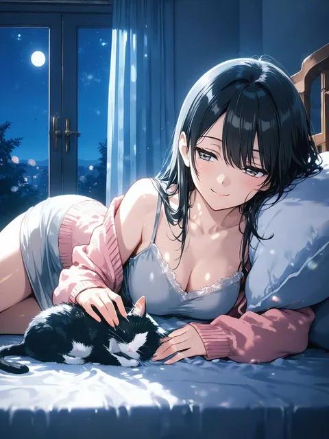 眠っている猫が可愛すぎて眠れない!