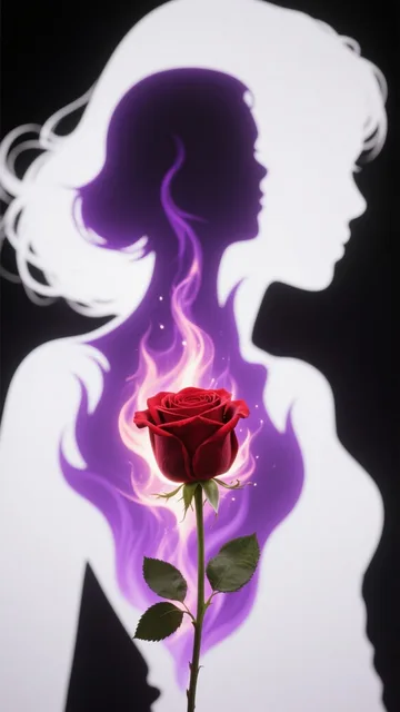 🌹情熱の真っ赤なバラ