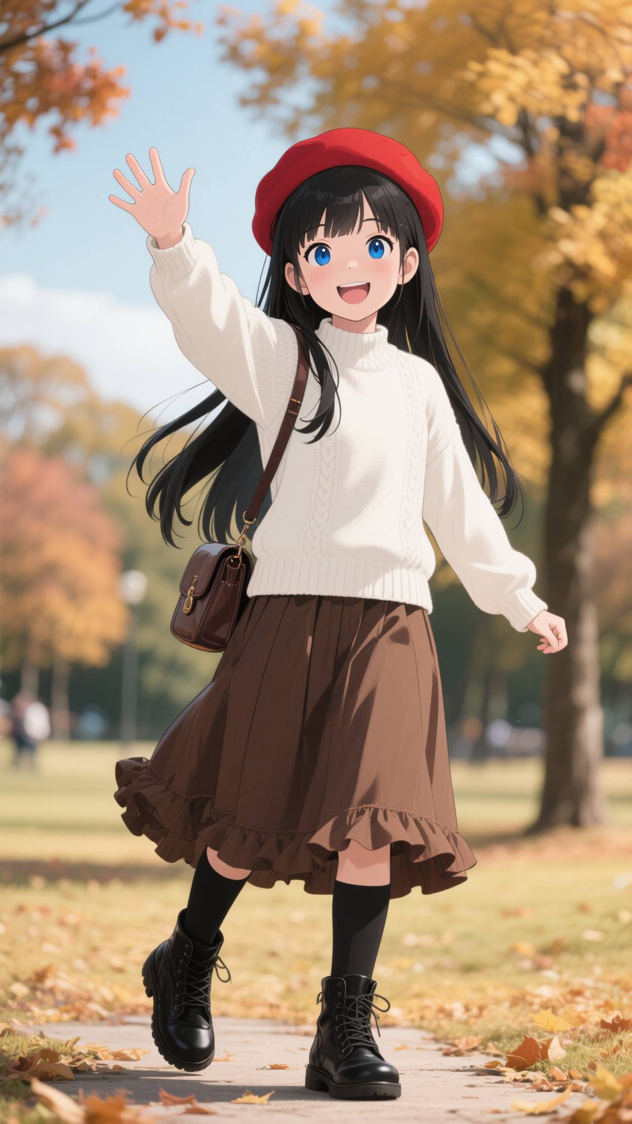 黒髪娘💕秋の装い❤️