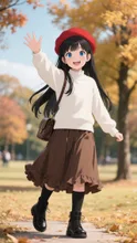 黒髪娘💕秋の装い❤️